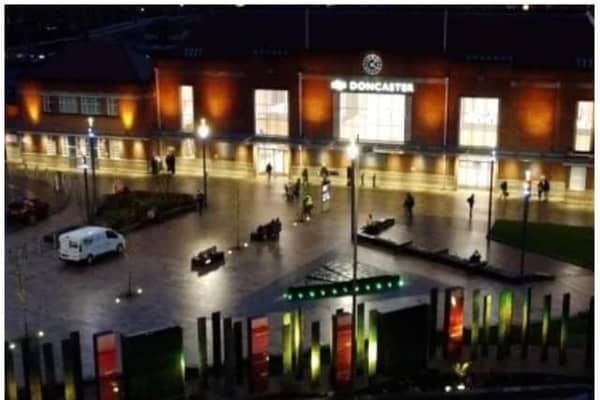 Police were called to Doncaster railway station.