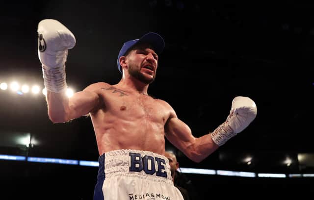 Maxi Hughes is set to do battle with Archie Sharp at the Eco-Power Stadium.
