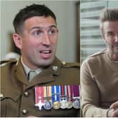 Ben Parkinson received a video message from David Beckham.