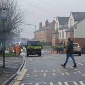 Fire crews were called to Station Road in Bawtry. (Photo: Paul Swiniarski).