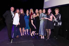Skin Integrity accepting their award