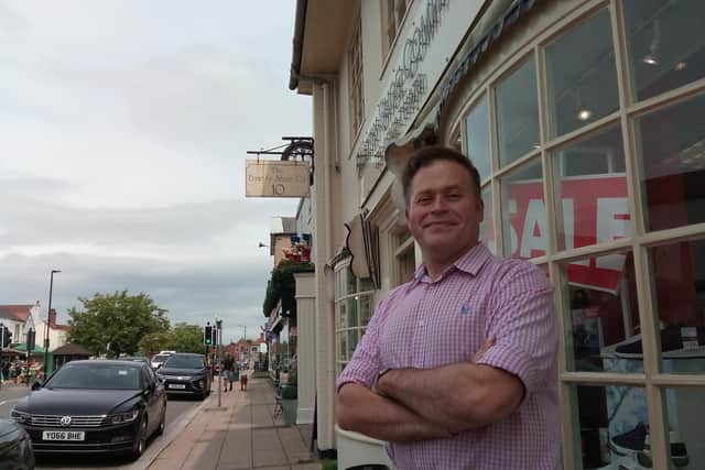 Gary Bates of the Bawtry Shoe Company
