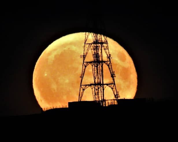 The supermoon will be visible tonight