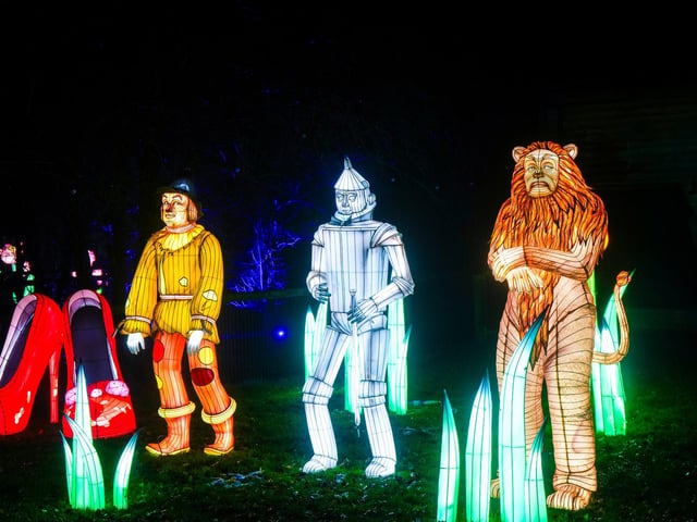 Yorkshire Wildlife Park winter illuminations 2025
