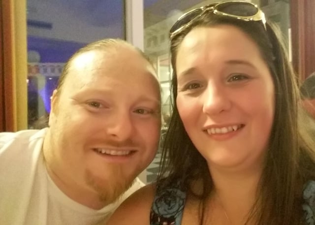 Foster carers Lisa and Andy