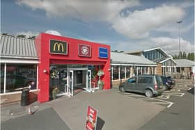 Watford Gap was among the McDonald's branches to re-open.