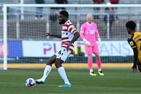 Doncaster Rovers defender Ro-Shaun Williams.