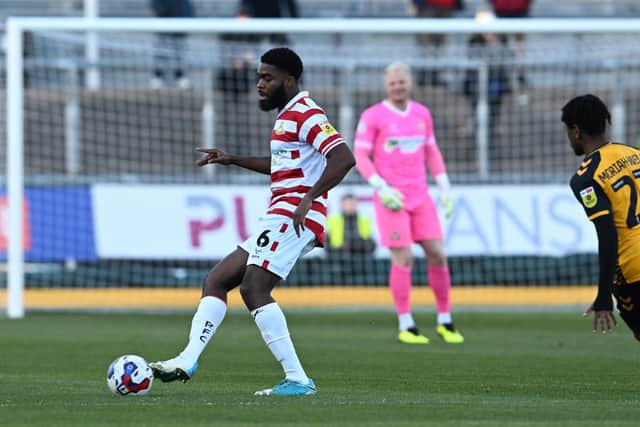 Doncaster Rovers defender Ro-Shaun Williams.
