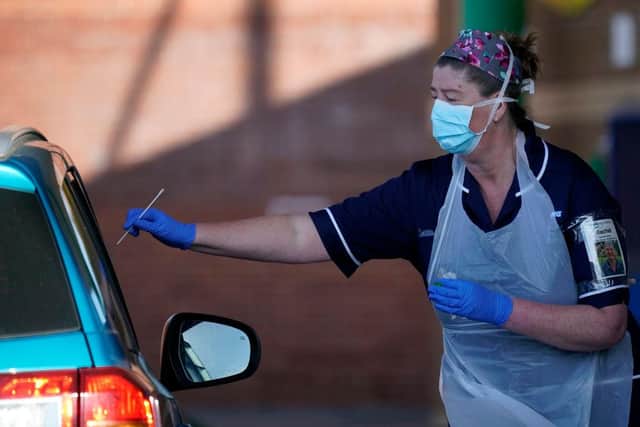 Local coronavirus infection rates will be used to help determine which areas are placed into which tier of the new lockdown system (Photo by Christopher Furlong/Getty Images)