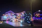 The annual Christmas lights display in Kepple Close.