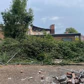 The abandoned Cherry Grange building in Bentley