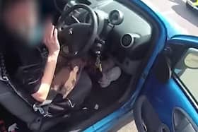 Police swooped to arrest a wanted man in Doncaster.