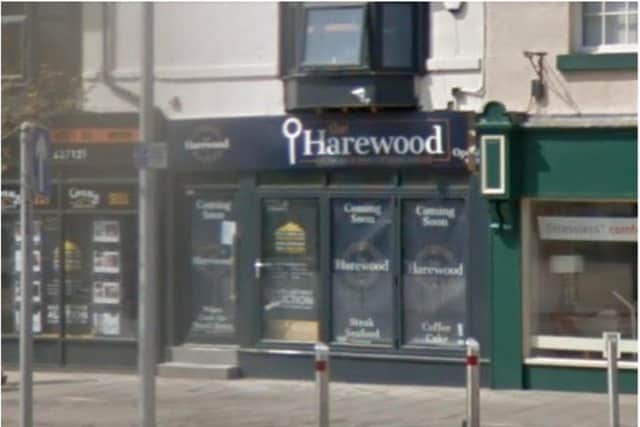 The Harewood is offering a reward after a group fled without paying a £400 bill.