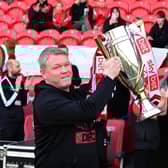Grant McCann has lifted both the League One title and the League Two championship as a manager.