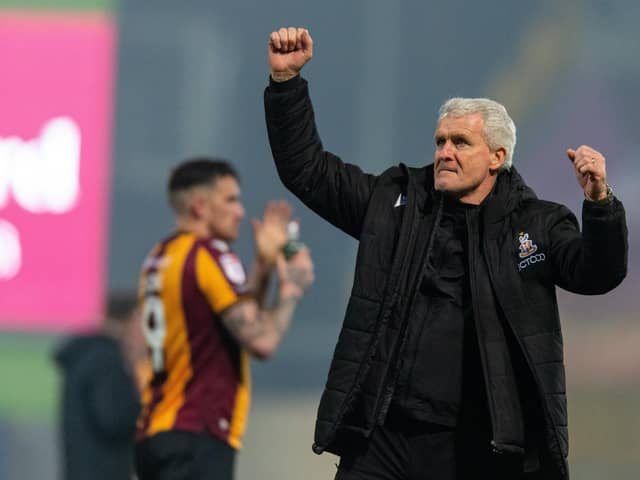 Bradford City boss Mark Hughes.