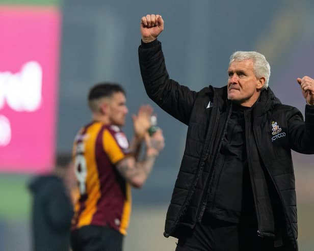 Bradford City boss Mark Hughes.