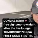 Yungblud is performing a free gig in Doncaster tonight.