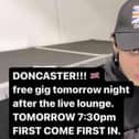 Yungblud is performing a free gig in Doncaster tonight.