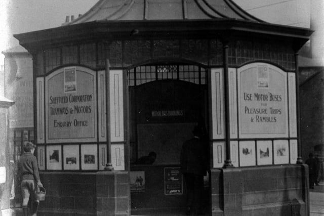 Sheffield Corporation Tramways and Motors Enquiry Office, Moorhead, c. 1920s