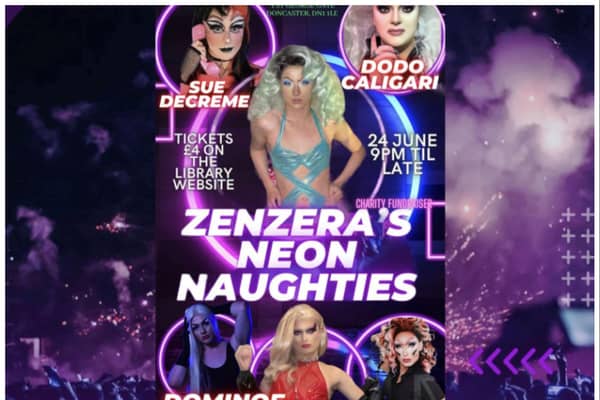 A charity drag night will be held in Doncaster.