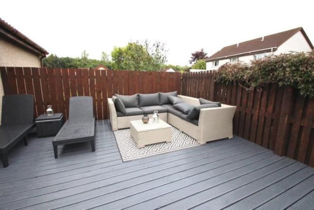 Decked area.