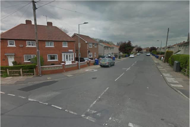 The man performed a sex act in front of a woman in Norwich Road, Doncaster.