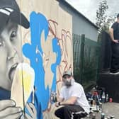 Mural by Ben Walgate of Harry Taylor Robinson
