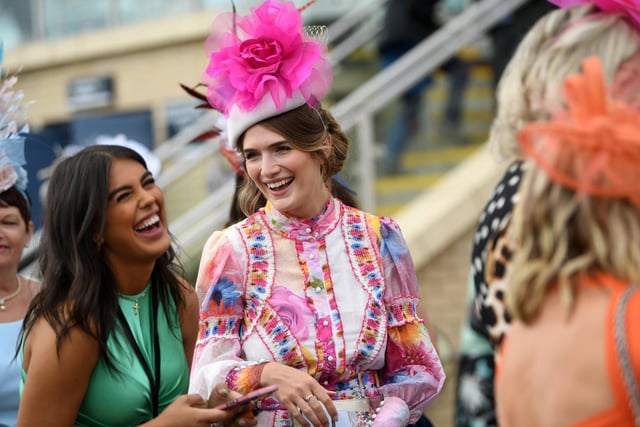 St Leger Festival Ladies Day at Doncaster Racecourse. 8th September 2022. Picture Jonathan Gawthorpe