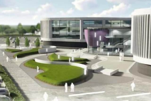 Artist's impression of the proposed new Doncaster Royal Infirmary