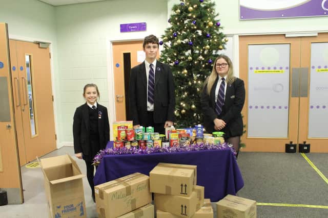 Students And Staff At Outwood Academy Adwick Donated To Doncaster Food Bank