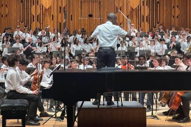 Musicians from Woodfields recently played in a concert at the Barbican in London
