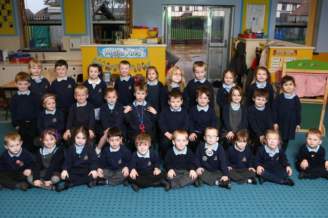 Looking smart in their uniforms are the new starters at Kingsley School.