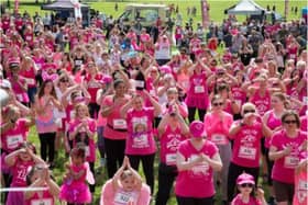 Runners at a previous Race for Life in Doncaster.