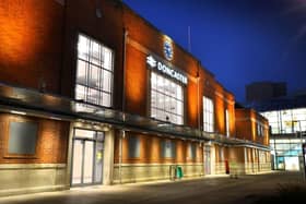 Doncaster railway station.