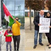 People came together in Doncaster in solidarity with Palestine.