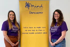 Laura Arthur, Finance and Office Manager and Jenni Hall Wellbeing Group co-ordinator at Mind