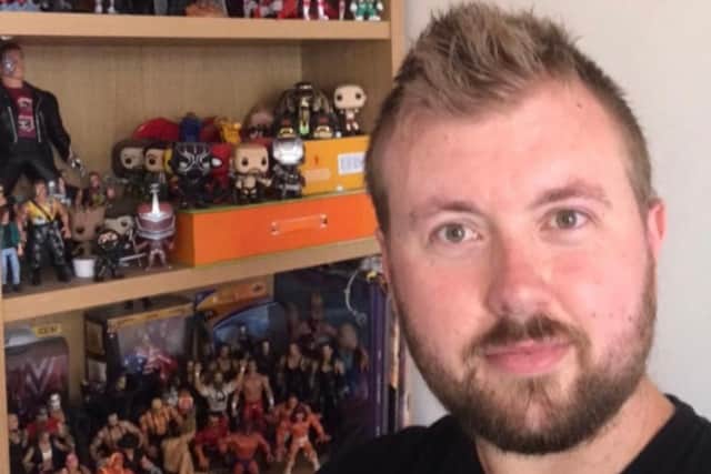 Nathan Gale has been collecting figurines for four years and has approximately 150.