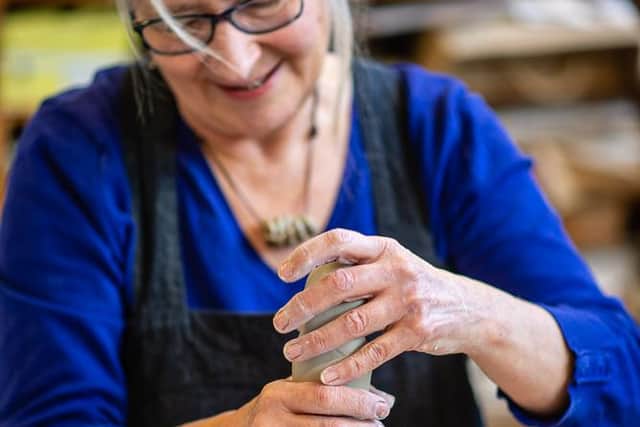 Sarah Villeneau has worked with clay for over 20 years.