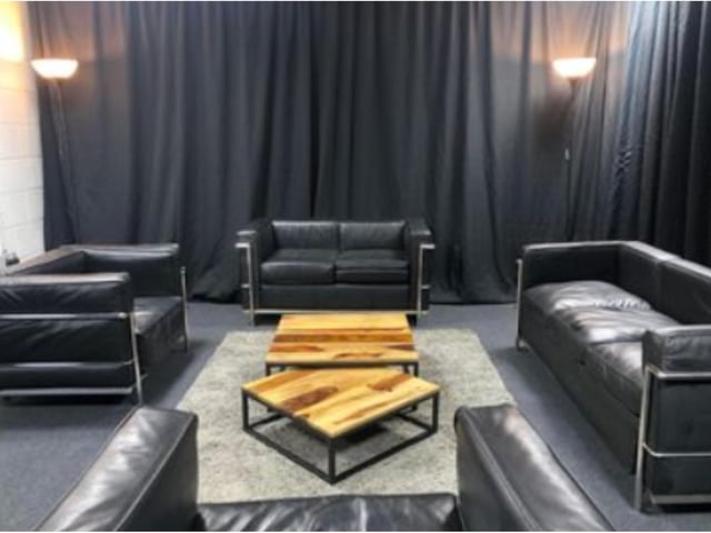 The Killers' backstage dressing rooms at the Eco Power stadium.