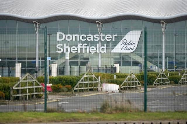 Doncaster Sheffield Airport.