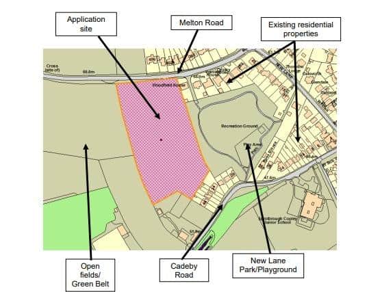 Map of proposed Sprotbrough housing estate. Credit: Doncaster Council