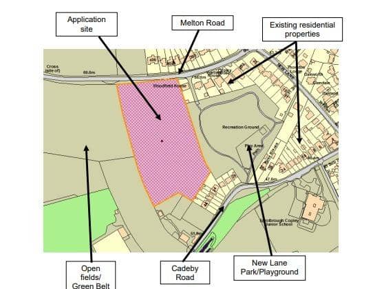 Map of proposed Sprotbrough housing estate. Credit: Doncaster Council