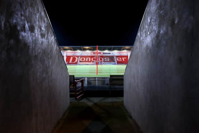 Doncaster Rovers made an operating profit of £98k in the first full year of the Covid-19 pandemic. Photo: Alex Pantling/Getty.