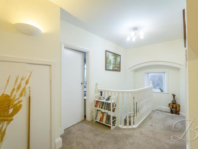 Time to go upstairs now, and all four bedrooms can be located off this pleasant landing, which has a carpeted floor.
