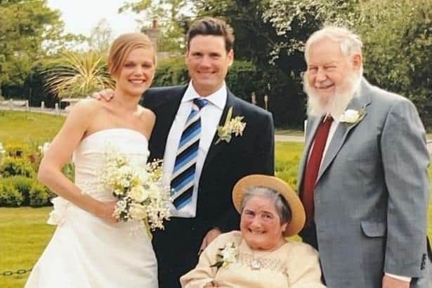 Sir Keir Starmer with wife Victoria on his wedding day.