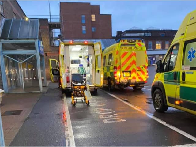 Hospital bosses have urged people only to attend DRI for urgent treatment.