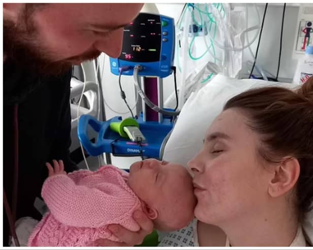 Becky gave birth to Maya in a coma after developing a rare brain condition which gave her an American accent. (Photo: PA).