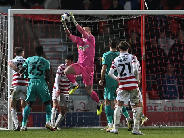 Had quite literally nothing to do until he claimed an Elliot Newby cross near the hour mark. Comfortably stopped Barrow's only effort on target a few minutes later and made some good claims as the clock wore on.
