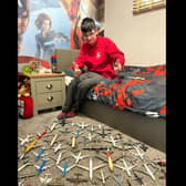 Autistic teenager was left distraught after losing a bag of model planes.