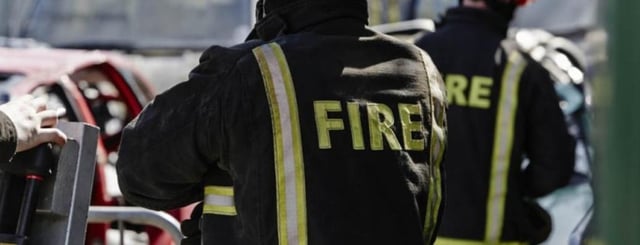 Firefighters from Thorne were in attendance